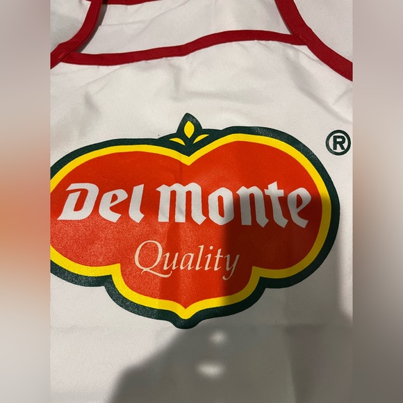 Del Monte apron used at trade shows adult size no stains - Picture 2 of 2